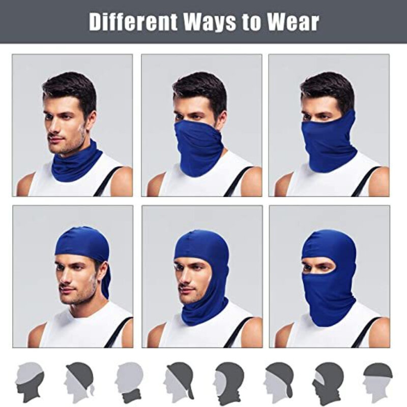 Balaclava máscara facial militar camo máscara facial à prova de vento camuflagem capa protetora elástica máscara tática para ciclismo