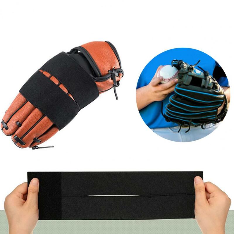 Rękawice do baseballu, regulowana, elastyczna, baseballowa Softball, wielokrotnego użytku, rękawice sportowe elastyczny pasek materiały sportowe