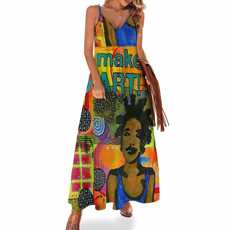 Make ART-Robe d'été en fibre pour femme, 2024