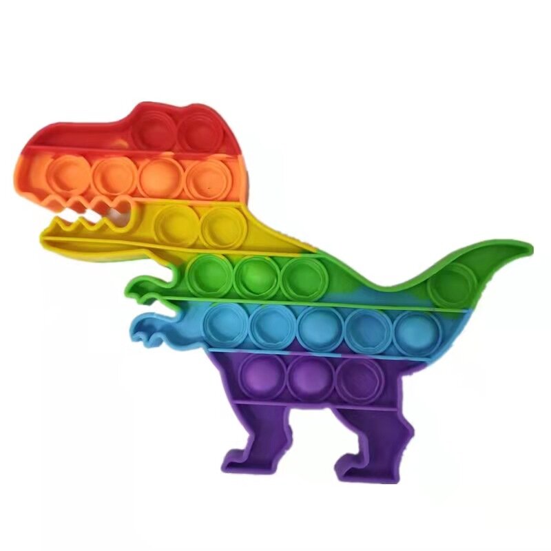 Rainbow Bubble Pops Kids Fidget Toys Sensory autimim Special needs Its Anti-stress Stress Relief Squishy Simple Dimple Fidget Toy