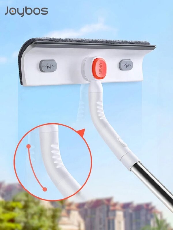 Glass Brush Windows Clean Squeegee Mop Soft Microfiber Telescopic Multi-function Scraper Cleaning Dust Household Clean Supplies