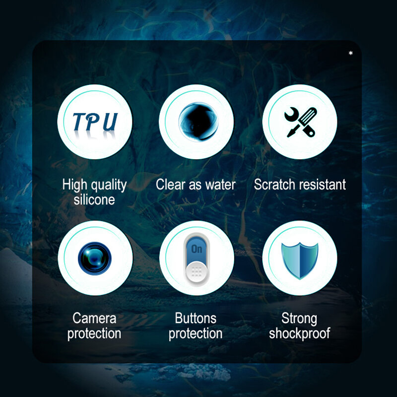 Capa de telefone de silicone transparente ultra fina, tampa traseira completa e macia para Xiaomi POCO F3, X4, M4, X3, M3, F2, M2 Pro, GT