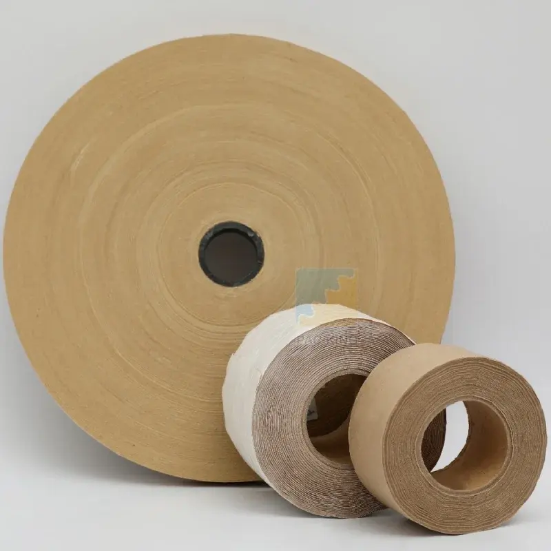 Op Maat Gemaakte Productlogo Bedrukte Zelfklevende Kraftpapier Gegomde Tape