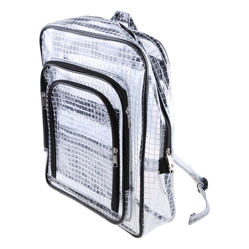 Anti-static Clear PVC Backpack Cleanroom Engineer Tool Bag for Computer Tools Working Transparent Daypack Drop Shipping