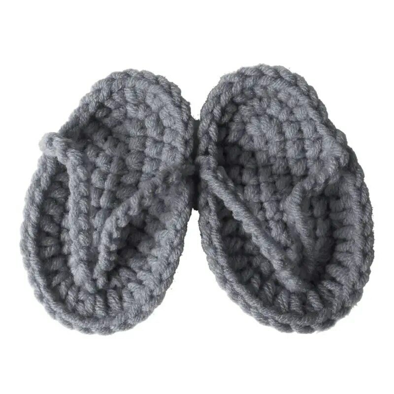 Sandalias crochet para bebé Sandalias para bebé Zapato bebé crochet Color sólido