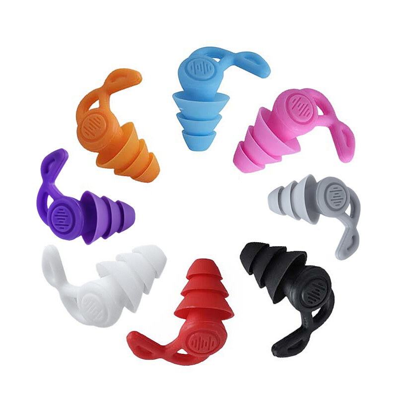 New Noise Reducing Sleep Aid Earplugs Waterproof Swim Ear Plugs Concert Hearing Protection Silent Products Dormitory Anti-noise