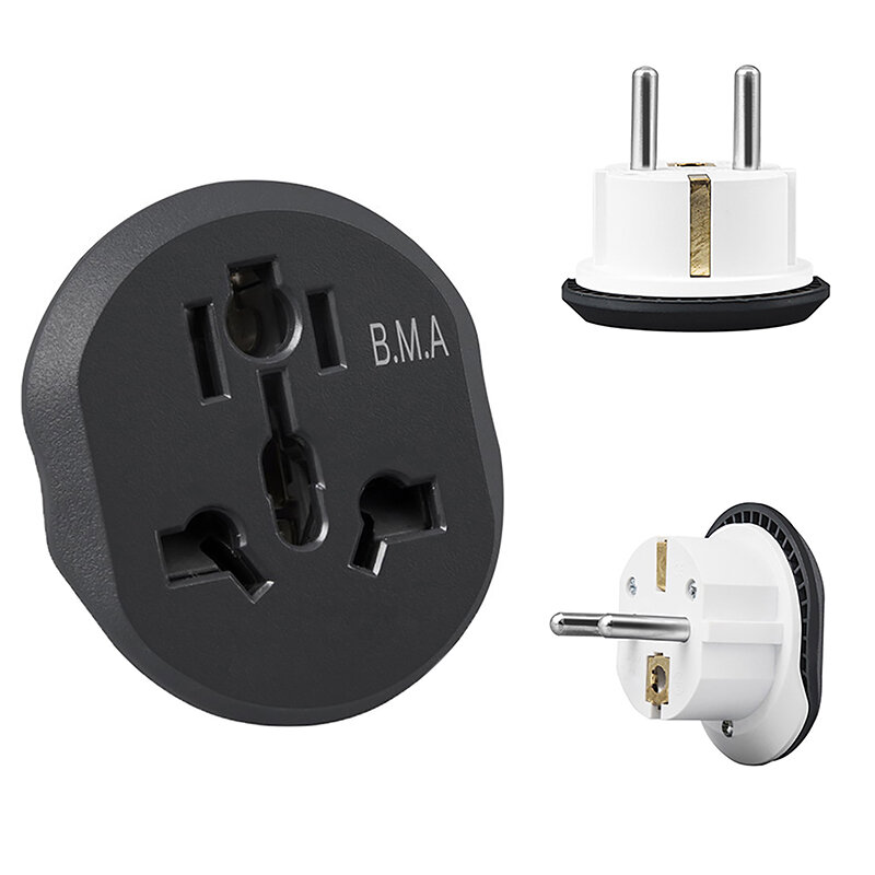 EU RU DE FR UK US AU Plug Converter Travel Plug Portable Charging Adapter Mobile Socket With Safety Valve Power Socket