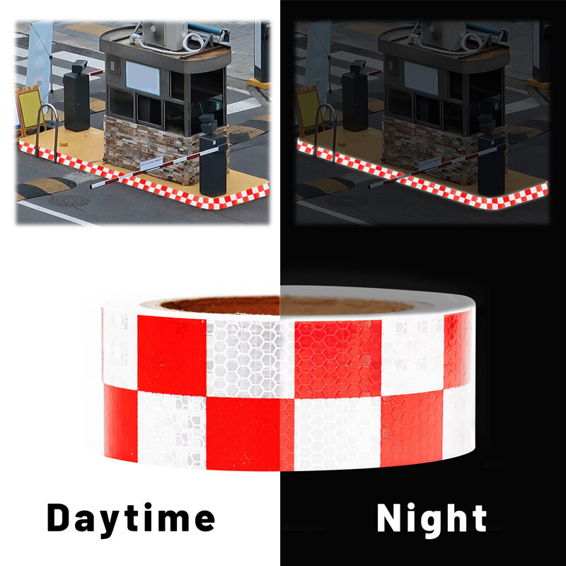 Square Self-Adhesive Reflective Warning Tape For Car Signs