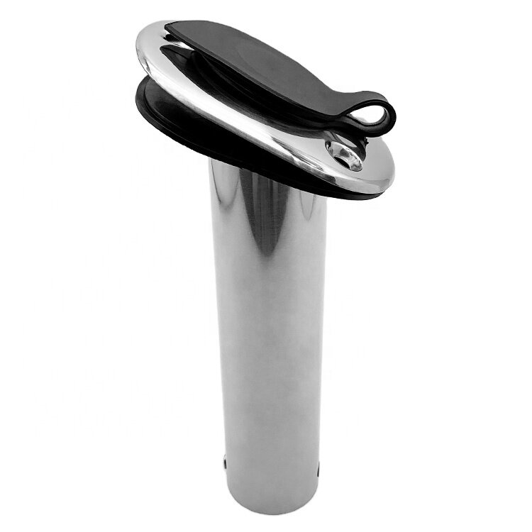Marine 316 Stainless Steel Fishing Rod Holder with PVC Cap Inner Tube and Gasket 15/30/90 Degree High Qulity