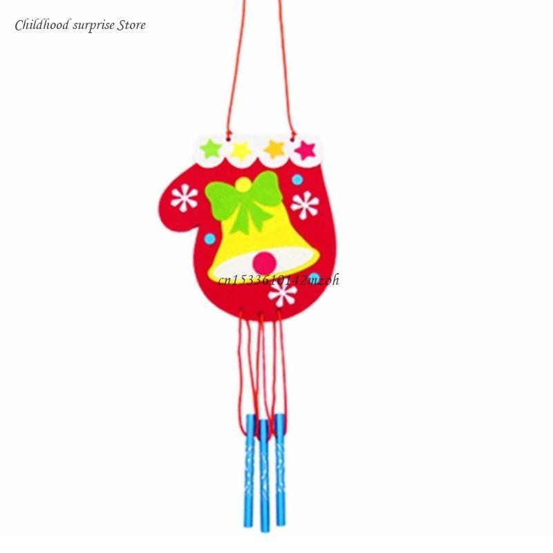 Campanella a Natale Materiale artigianale fai-da-te Studenti scolastici Attività per feste Dropship giocattoli