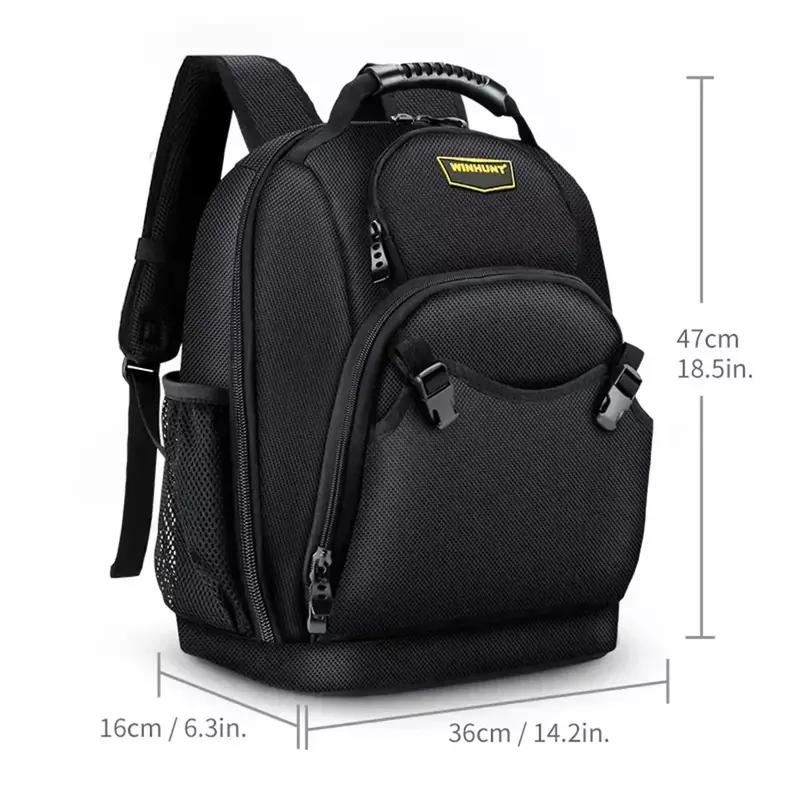 Cloth Tool Backpack Tools Bag New Heavy Duty Oxford Electrician Tools Black Tool Insert Board Tool Organizer Packaging