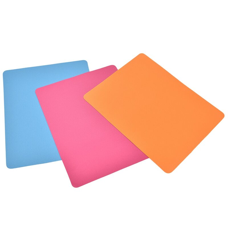 Mouse Pad Anti selip untuk game, Mouse Pad Anti selip, warna Solid, keset persegi panjang, 1 buah kualitas tinggi 21.5X17.5cm