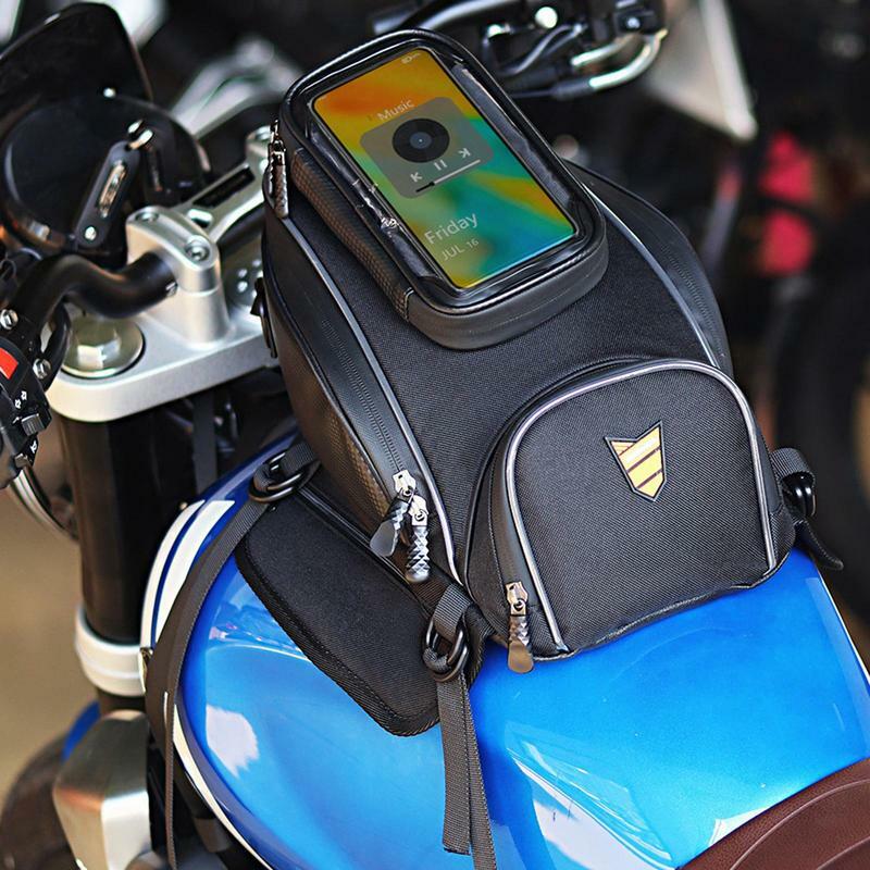 Multifunctional Motorcycle Waterproof Tank Bag Motorcycle Fuel Tank Bag Navigation Universal Motorbike Tool Backpack Accessories