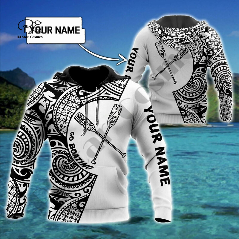 PLstarCosmos 3DPrint Terbaru Maori Tato Polinesia Hadiah Disesuaikan Harajuku Streetwear Kasual Unik Uniseks Hoodie/Kaus/Zip