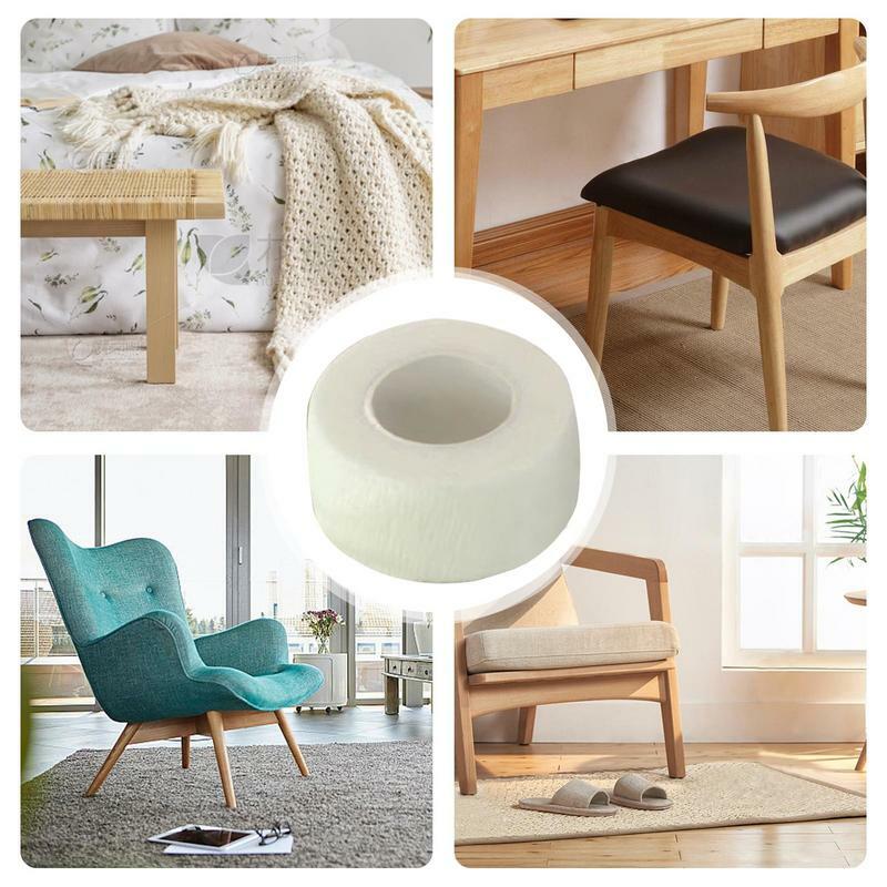 Protège-jambes de meubles imperméables et coordonnants, couvre-pieds de chaise avec feutre transparent, tampons astronomiques en silicone, SAP