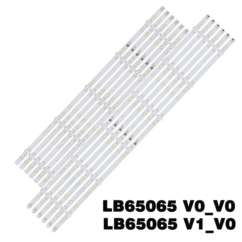 Светодиодная лента для подсветки LB65065 V1 V0 _ 00, 12 шт./комплект, для Element TV E4SW6518RKU E4ST6519RKU 65PUS6554 3B678000001E