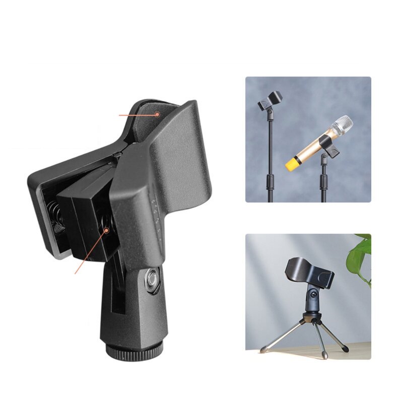 Universele Microfoon Klem Met Adapter Voor Handheld Mic Mount Houder Stand Handheld Wireless/Wire Mic Stand Accessoire