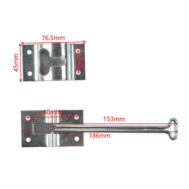 Hardware generico del chiavistello della porta d'ingresso del supporto della porta del camper, ferro, installazione facile