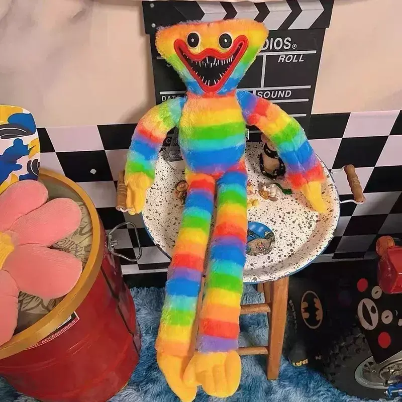 Juguetes paillettes Wuggy Huggy peluche gioco Horror bambola peluche farcito decorazione della stanza giocattolo da collezione regalo a sorpresa per bambini