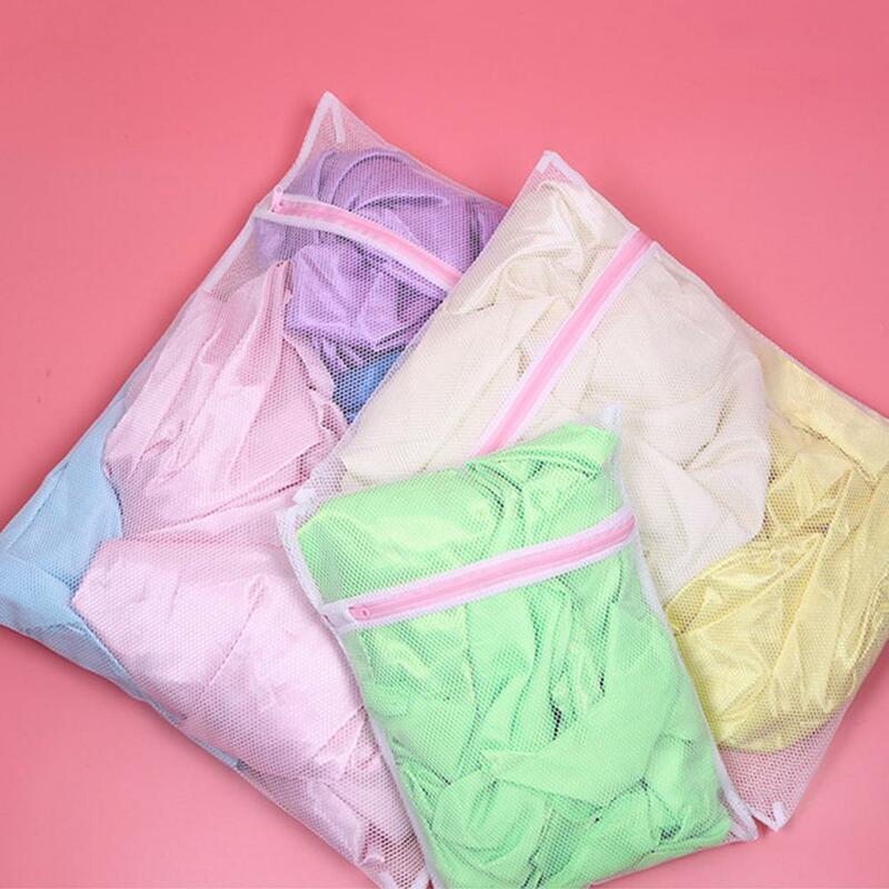 2/4PCS Mesh Laundry Bag Polyester Laundry Wash Bags Coarse Net Laundry Basket Laundry Bags Household Cleaning Tools Accessories