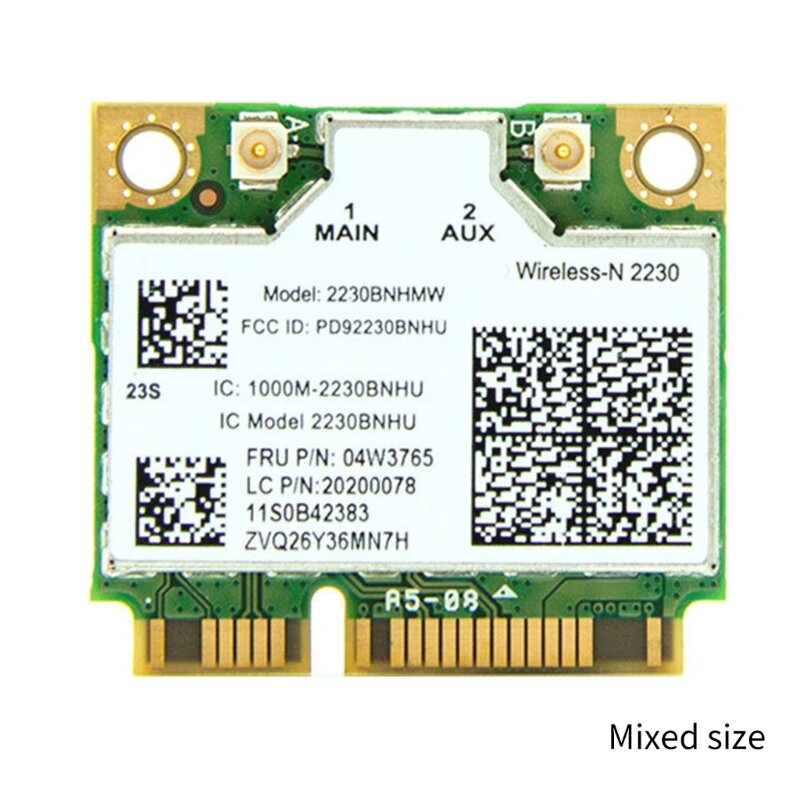 미니 PCIe 무선 카드 300M + BT4.0 와이파이 어댑터, 2230BGN 2230BNHMW Y400 Y500 용, 드롭쉽