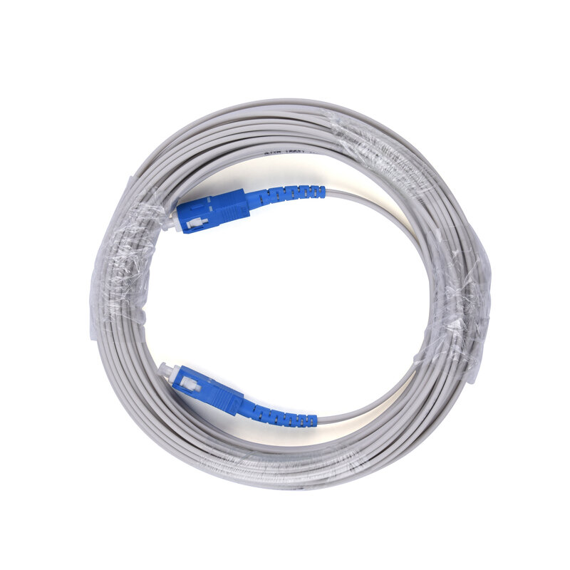 Оптоволоконный Удлинительный кабель UPC SC к SC, одноядерный Одномодовый симплексный внутренний патч-корд 10 м/20 м/30 м/50 м/80 м/100 м