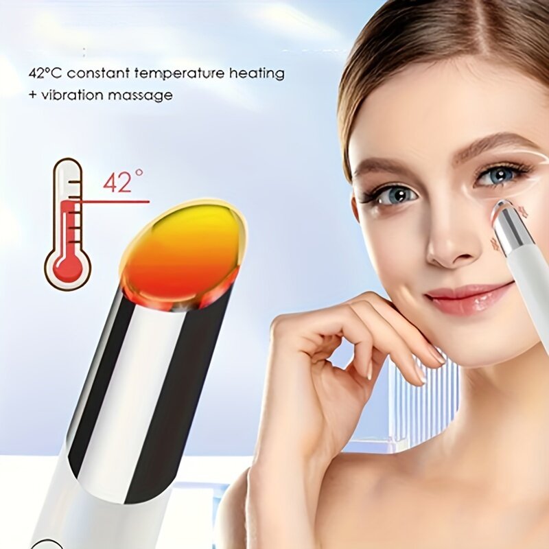 Masażer do oczu kosmetyczny USB akumulator narzędzie do pielęgnacji skóry pielęgnacja oczu masażer różdżka
