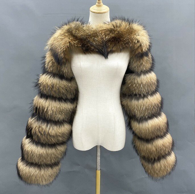 신제품 여우털 밍크 플러시 밍크 모피 코트 여성용, 짧은 섹션 한국 버전, 얇은 겨울