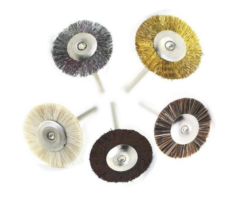 10 pces polimento rodas lã/algodão/pano almofada de polimento jóias escova abrasiva dremel acessórios para ferramentas giratórias