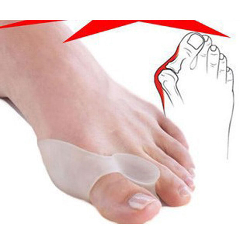 Silikon Gel Bunion Big Toe Separator Treuer Erleichtert Foot Pain Fuß Hallux Valgus Korrektur Schutz Kissen Concealer Thumb 1 Paar