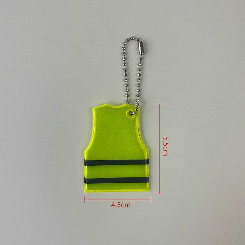 Porte-clés en latex moulé en PVC multicolore, porte-clés de sécurité, sac à dos en émail moulé, cadeau, 5.5x4.5cm, 4 pièces