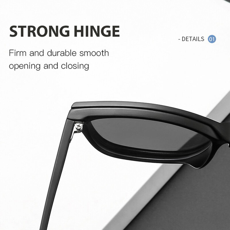 클립 온 편광 선글라스 안경 프레임, 여성 안경, 마그네틱 안경, 남성 UV400 안경 2340, 5 PCs