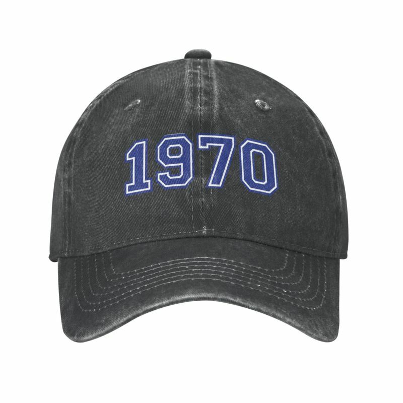 Katun lahir dalam 1970 Tahun Vintage asli hadiah ulang tahun topi bisbol untuk pria wanita kustom dapat disesuaikan uniseks topi ayah musim panas