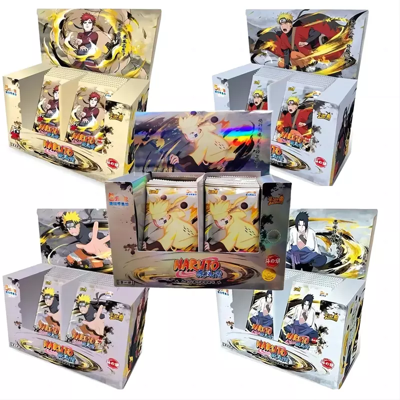 Naruto Cards Tier 4 Wave 5 Box Added SE, Série de Coleção Completa, Cartas Colecionáveis, Cartas Kaiou, Booster Box