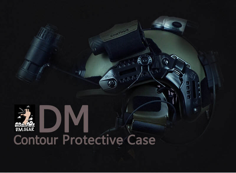 DMGear-funda protectora para cámara de contorno, conjunto de herramientas elásticas con personalidad de camuflaje militar para exteriores
