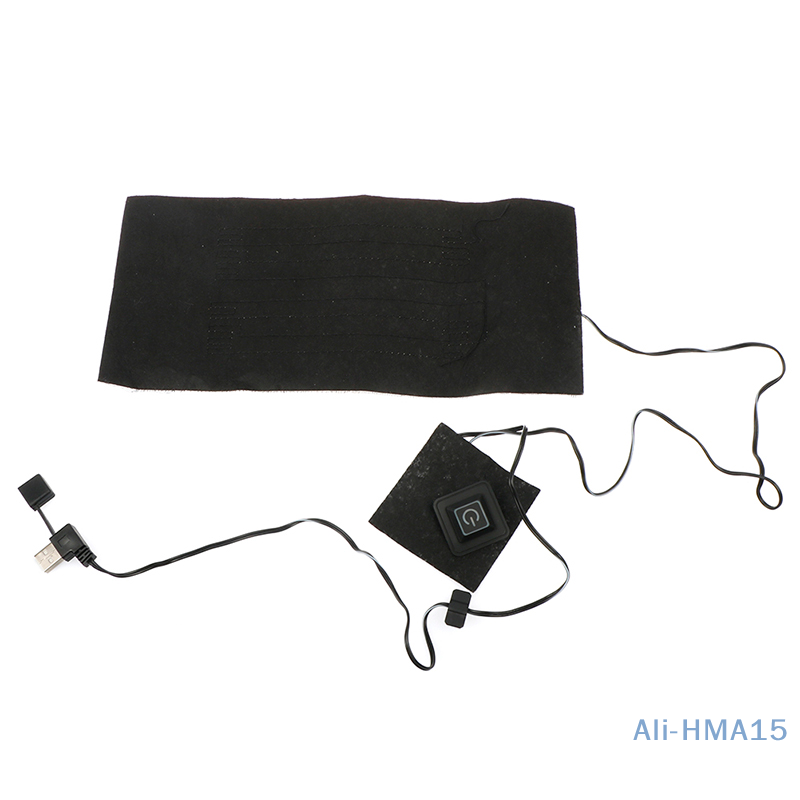 1 шт. электрическая тканевая нагревательная Подушка 5 в 2 А USB-подушка для подогрева талии и живота, 3 режима, регулируемая температура, для зимы