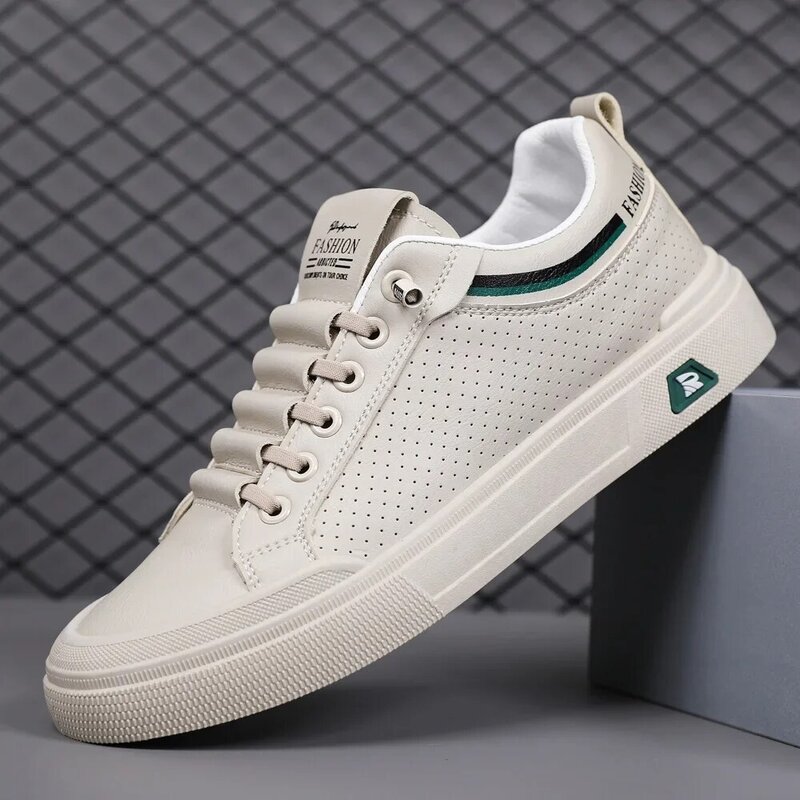 Spring and Autumn Men's Shoes Versatile New Handsome Casual Skateboarding Shoes Breathable Sports Little White Shoes sneakers