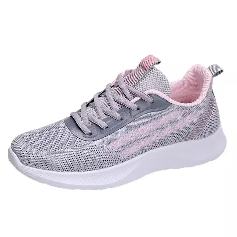 Scarpe da corsa da donna Sneakers traspiranti 2024 Summer Light Mesh Air Cushion scarpe sportive da donna scarpe da allenamento stringate all'aperto