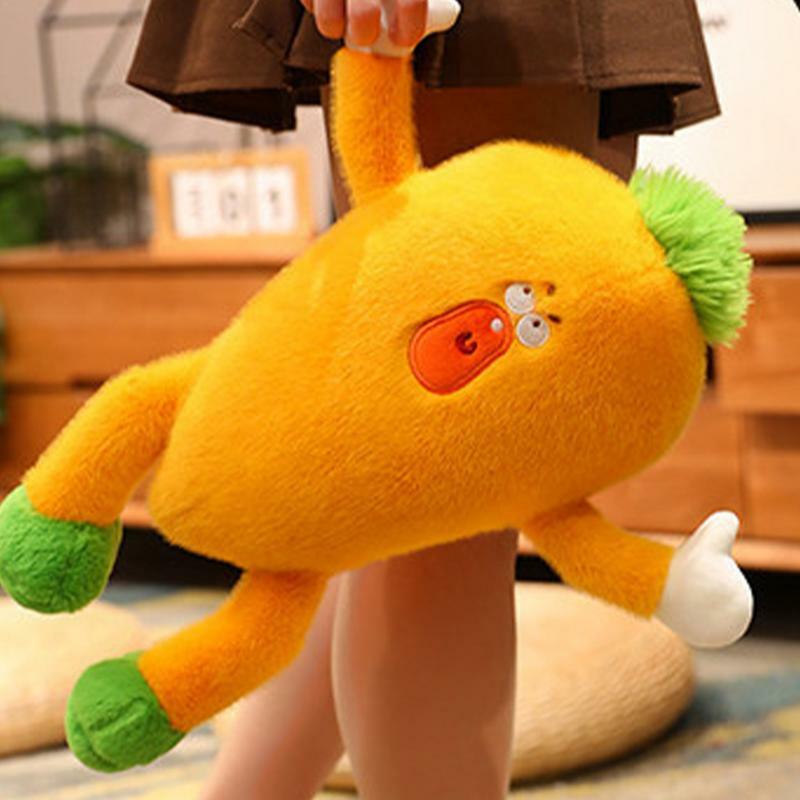 30/45cm Cartoon Plant Ugly Carrot Plush toy funny Simulation Vegetable Carrot Pillow Dolls Stuffed Soft Toys for Children Gift