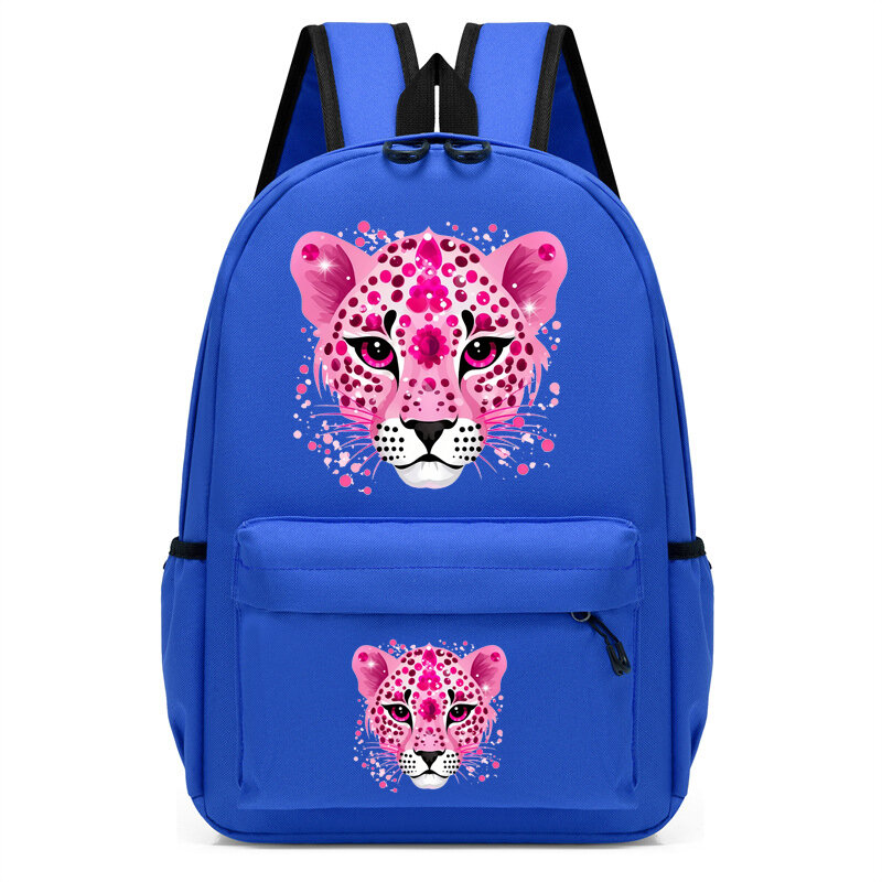 Plecak dziecięcy piękny plecak wzór w cętki plecak do przedszkola dzieci kreskówka różowa dziewczyna z książkami podróżna Mochila