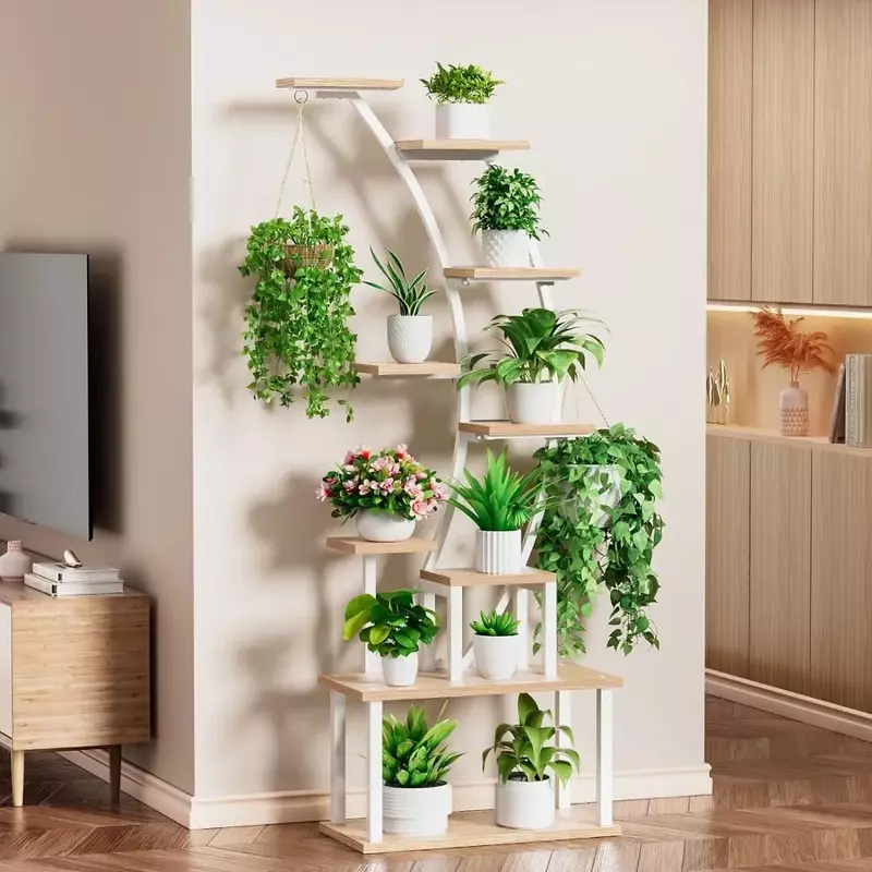 Flowerpot Display Racks Tall Plant Stand for Indoor Plants Multiple Shelf Large Plant Rack Display Shelves Free Shipping Flowers