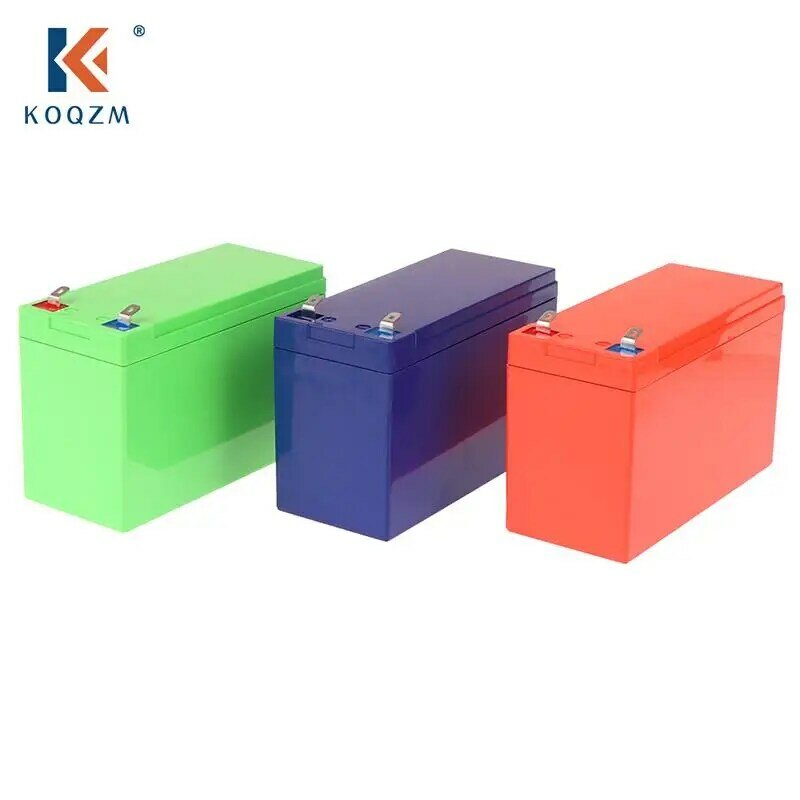Caixa e suporte de bateria de lítio, bateria DIY, caixa de plástico especial, 18650 Powerwall, 12V, 7Ah
