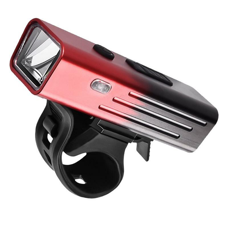 Bike Front Light Intelligent Light Sensing Front Bike Light Waterproof Front Bike Light 4 Light Modes USB Rechargeable Light For