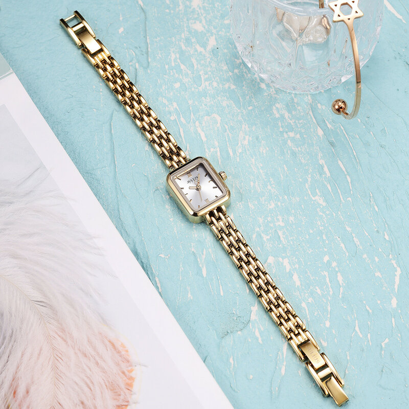 Julius Mini reloj de cuarzo japonés para mujer, elegante reloj de moda, reloj de Hora, vestido, pulsera, cadena, regalo de cumpleaños para niña escolar
