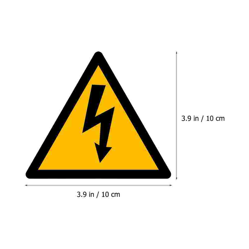 Choques De Advertência Elétrica Label Sign, Tag Elétrica, Etiqueta De Tensão, Equipamento De Segurança De Perigo