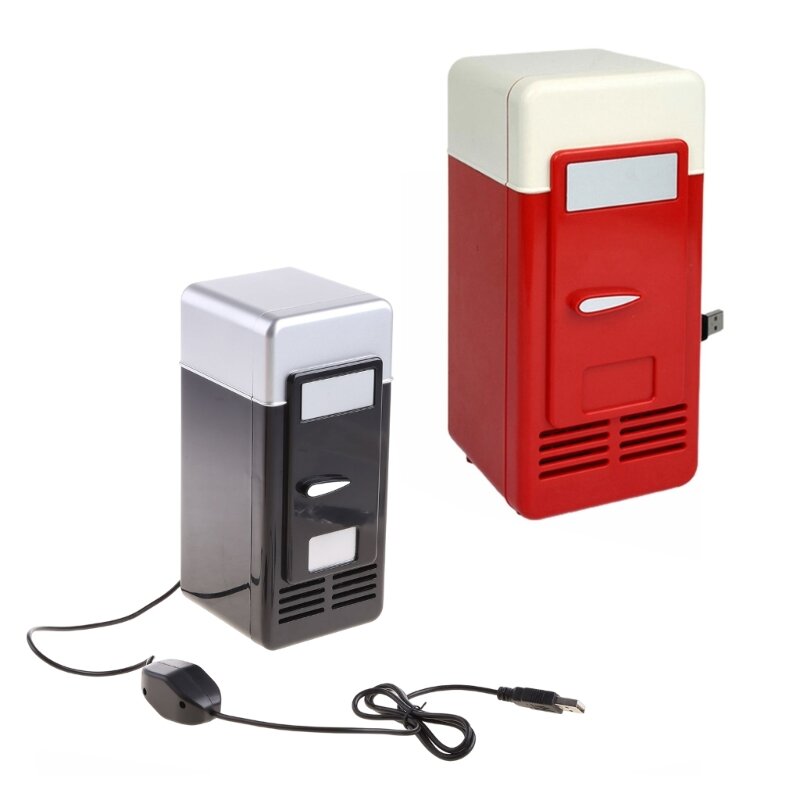 Mini refrigerador portátil para carro, USB Powered Drink Cooler, refrigerador multiuso para casa, desktop, barco, viagem, cosméticos, 780ml, 2023, Novo