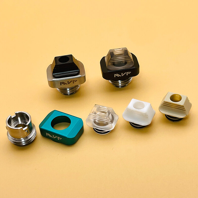 MVP Style Drip Tip 510 Thread Mouthpiece SS Aluminum PC POM PEEK Material For BB / Billet Box Accessories