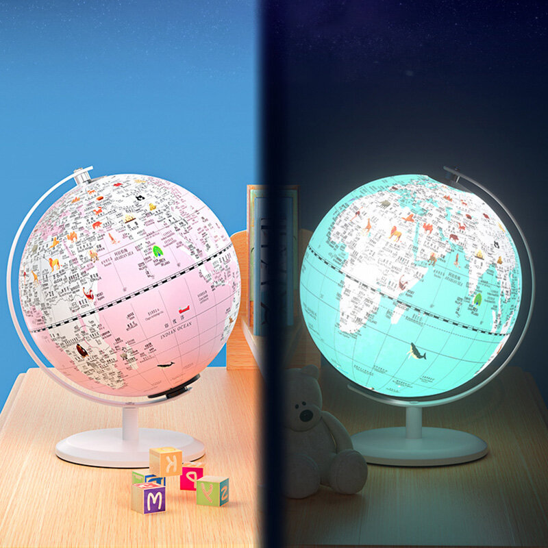 Smart Ar Globus kreative Dekoration Unterrichts bedarf lernen Urlaub Geschenk Karte Licht Globus