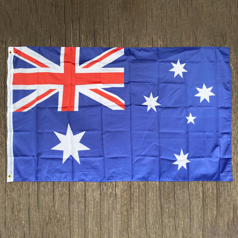 شحن مجاني xvggdg جديد 90x150 سنتيمتر كبير أستراليا العلم البوليستر الاسترالي الوطني راية ديكور المنزل