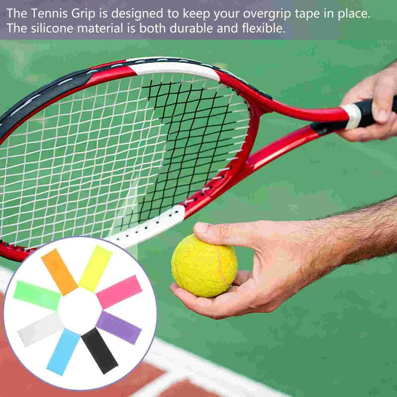 Protezioni per Overgrip da Tennis racchetta da Badminton forniture per bocca ad anello antiscivolo sostituibili
